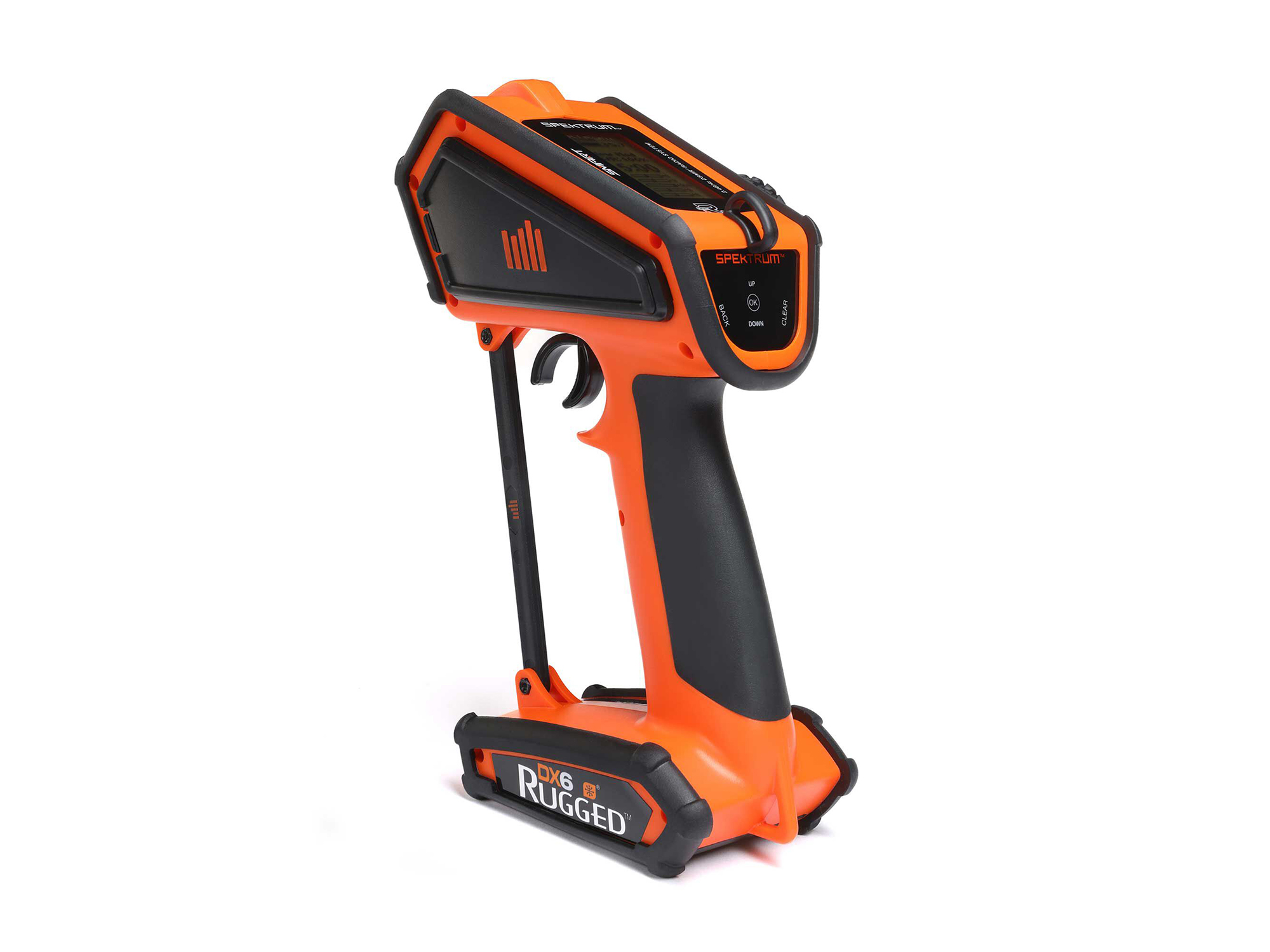 DX6 Rugged 6-Channel DSMR Transmitter Only, Orange-4