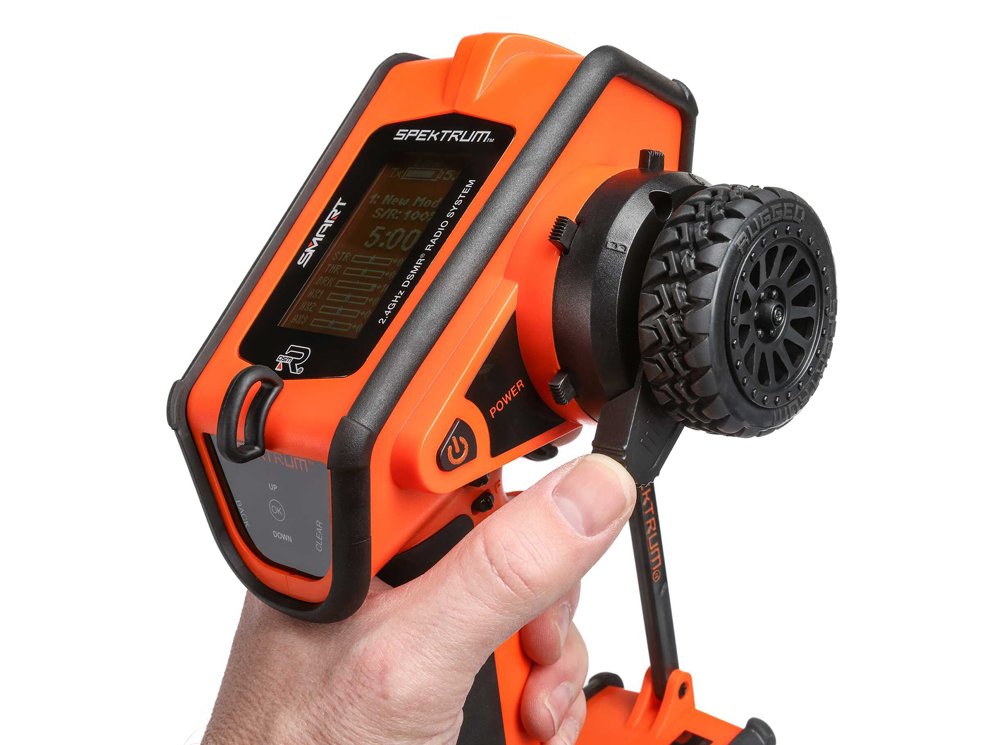DX6 Rugged 6-Channel DSMR Transmitter Only, Orange-12