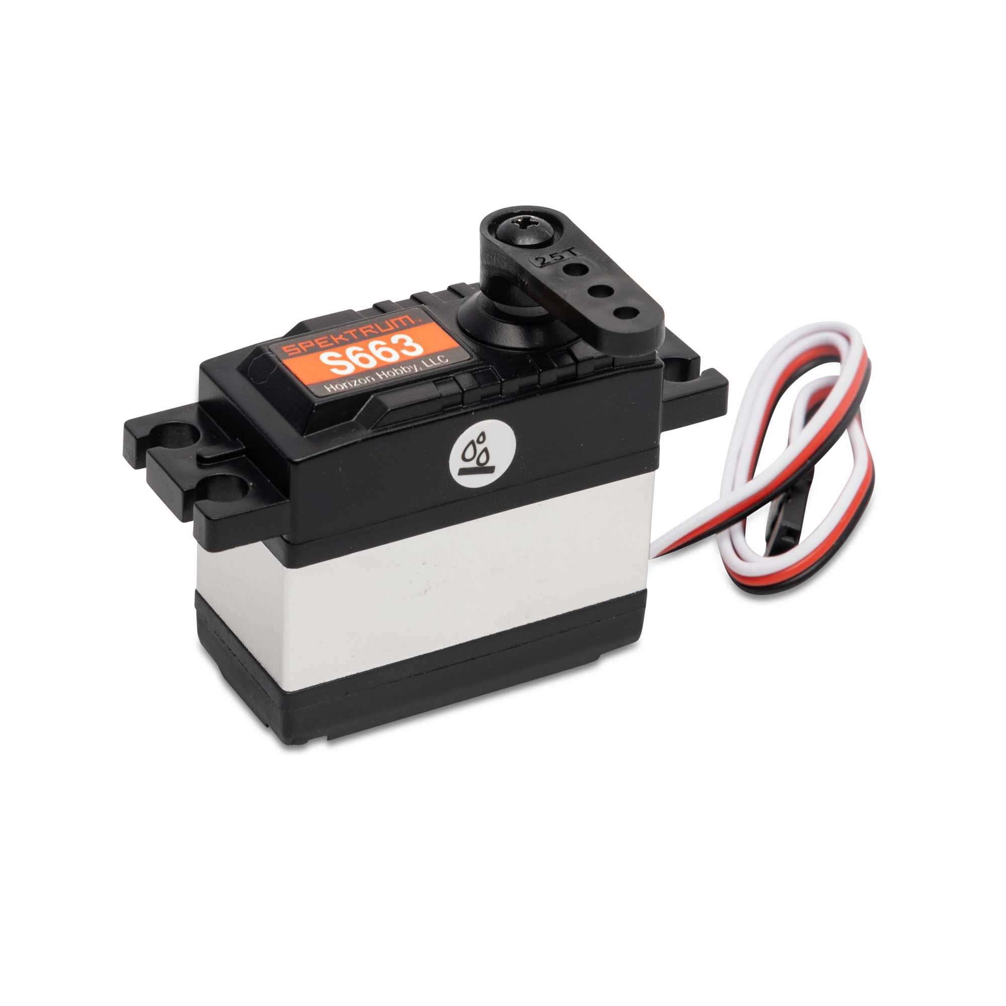 S663 Standard Waterproof Plastic Gear Servo, 25T-3