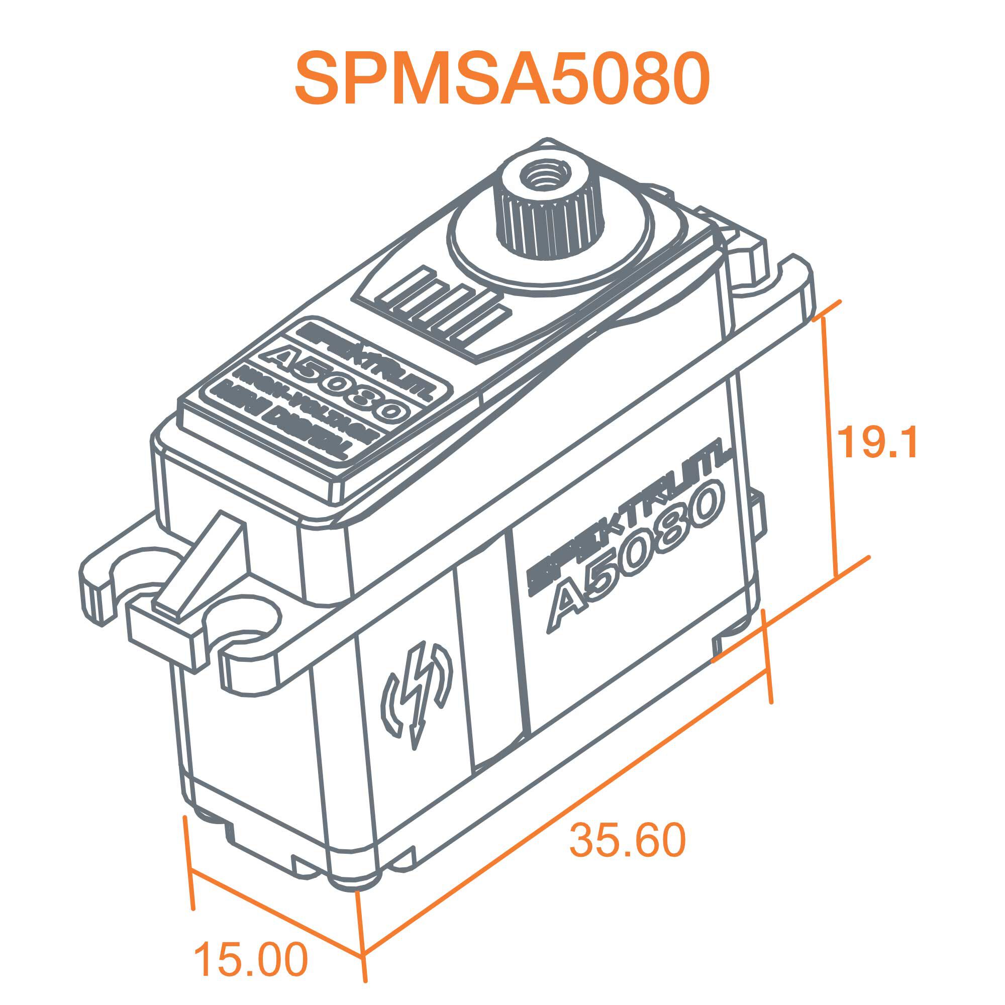 A5080 MT/HS Mini Digital HV Servo-5