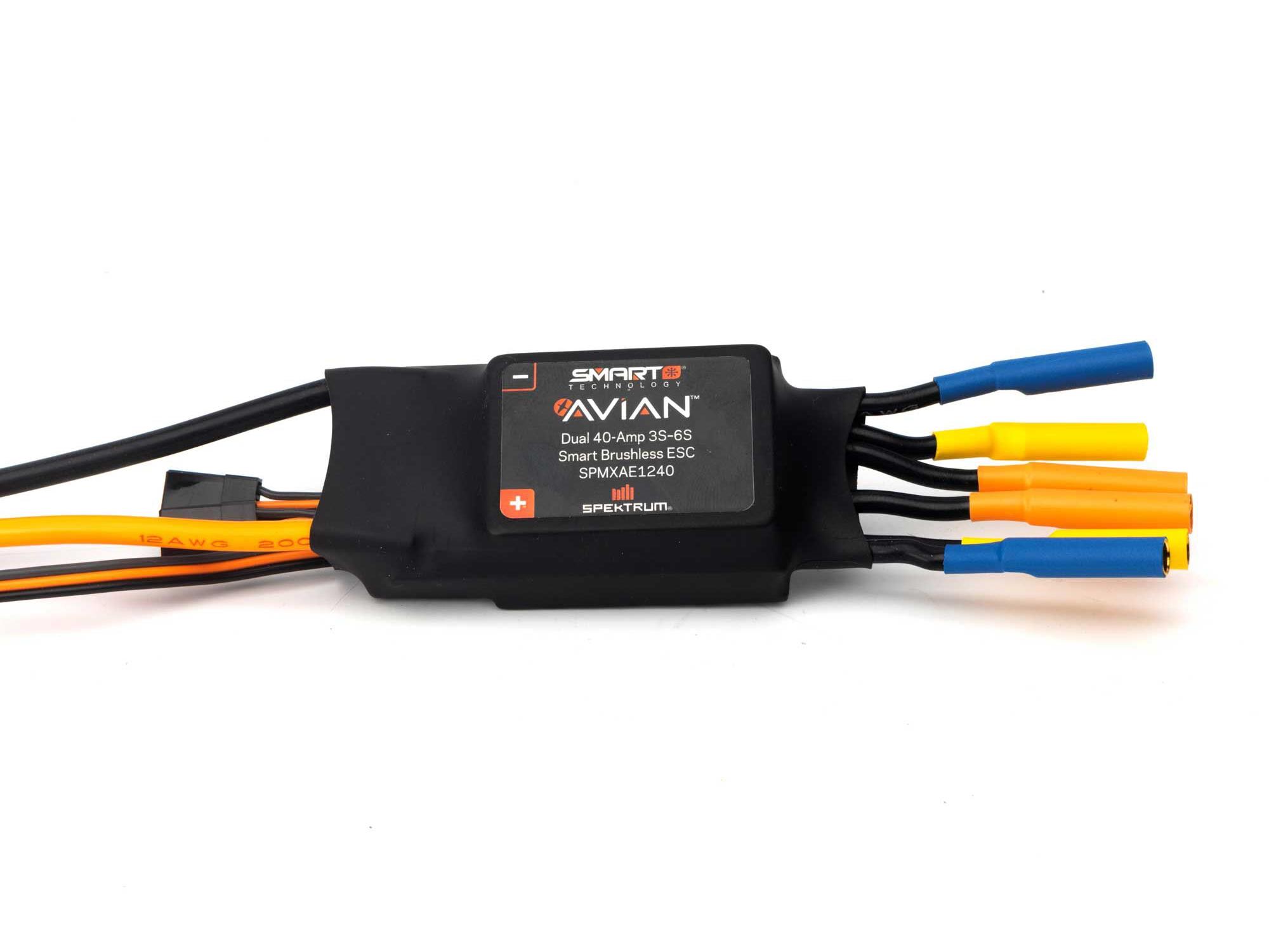 Avian Dual 40 Amp Brushless Smart ESC, 3S - 6S-2