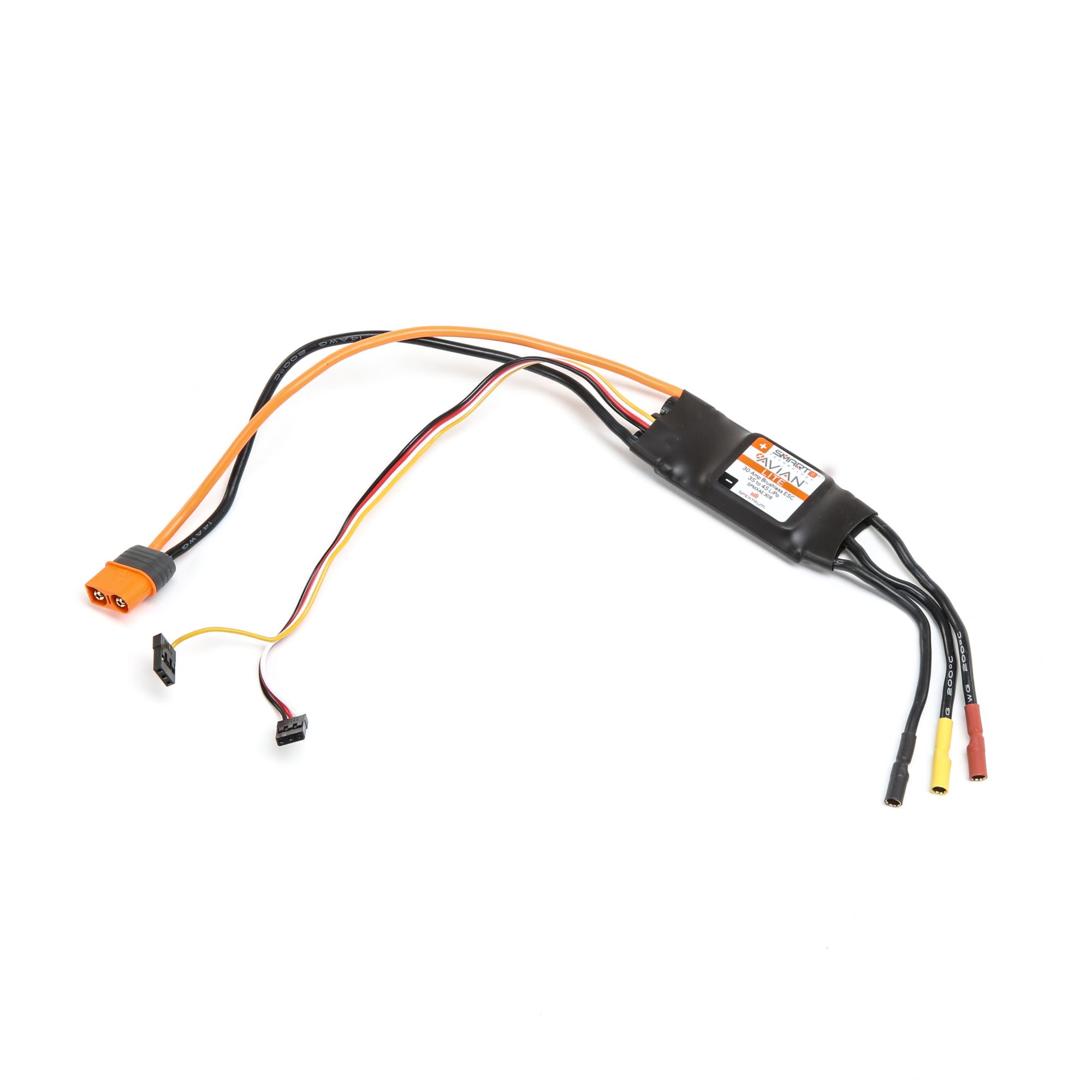 Avian 30 Amp Smart Lite Brushless ESC, 3s-4s