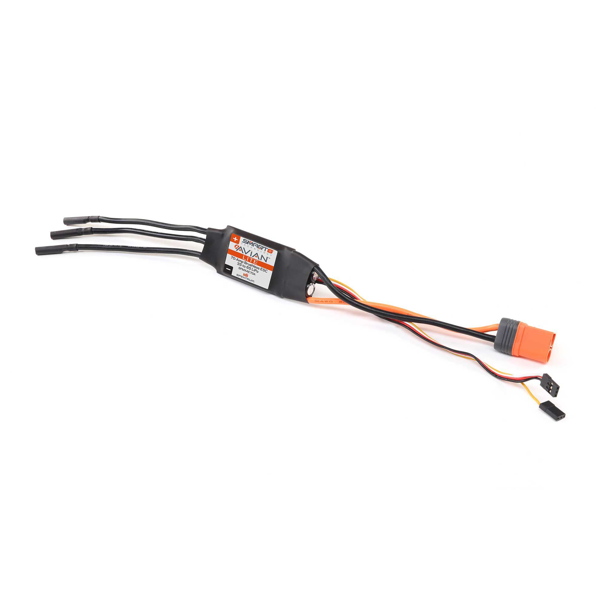 Avian Lite 70-Amp Brushless Smart ESC, 3S-6S IC3