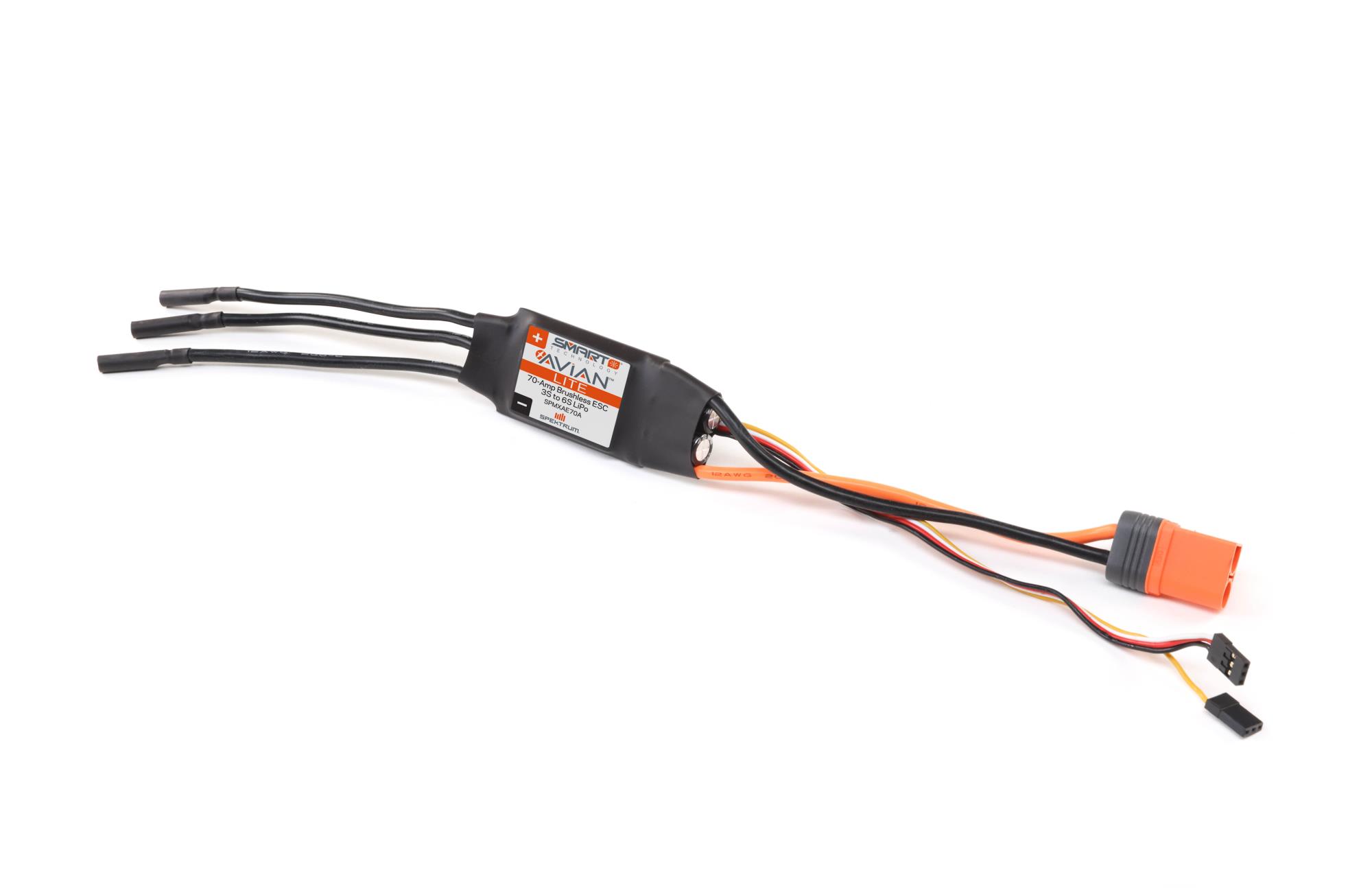 Avian 70-Amp Smart Lite Brushless ESC, 3S-6S: IC5