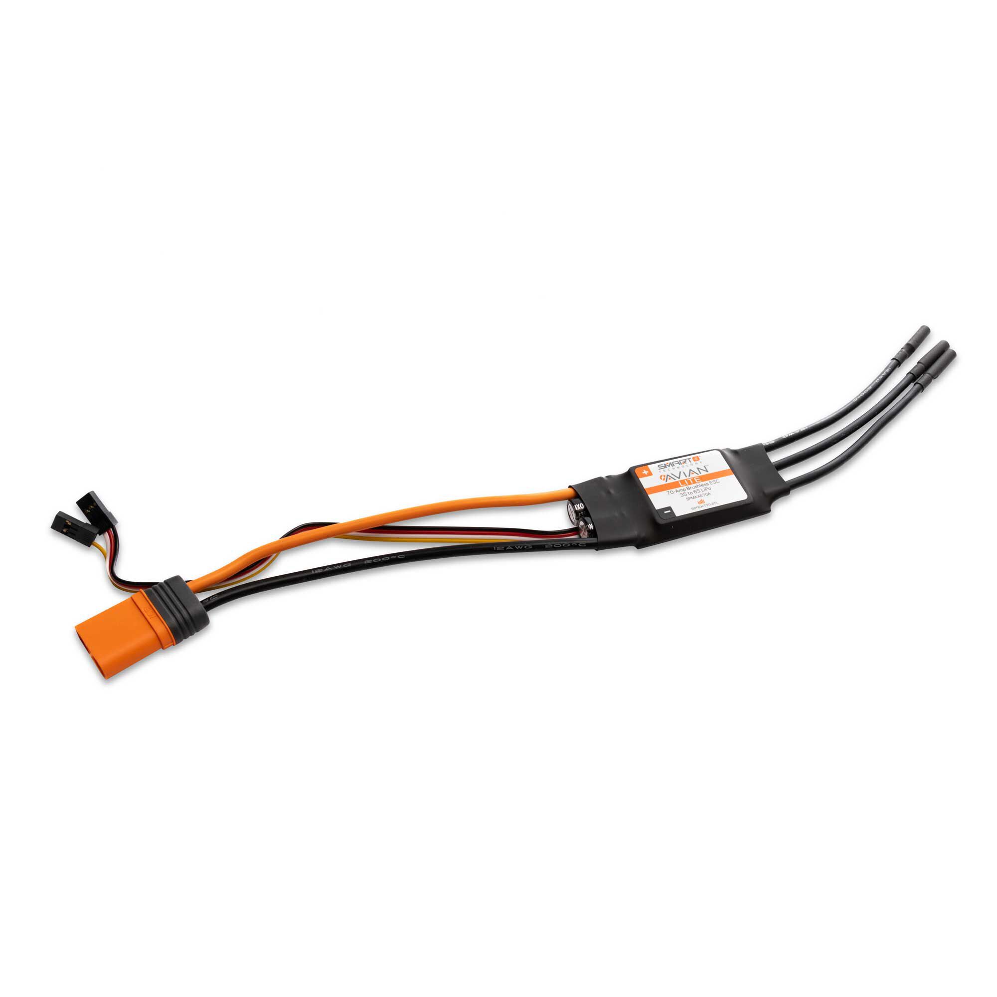 Avian 70-Amp Smart Lite Brushless ESC, 3S-6S: IC3 Ver. E-3
