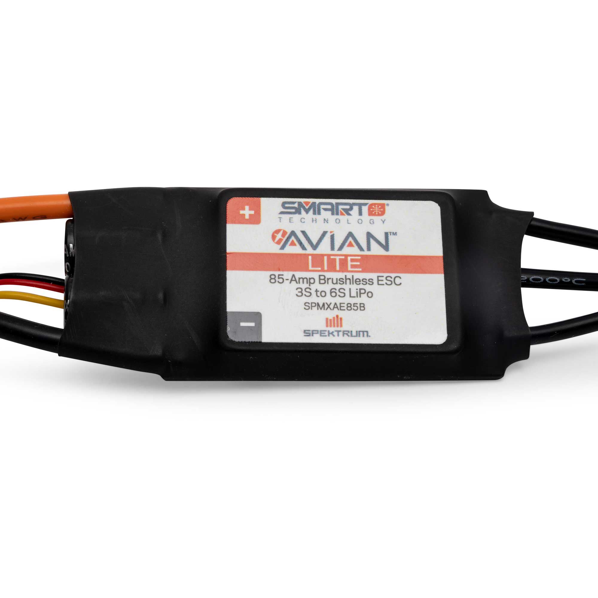 Avian 85-Amp Smart Lite Brushless ESC, 3S-6S: IC3-2