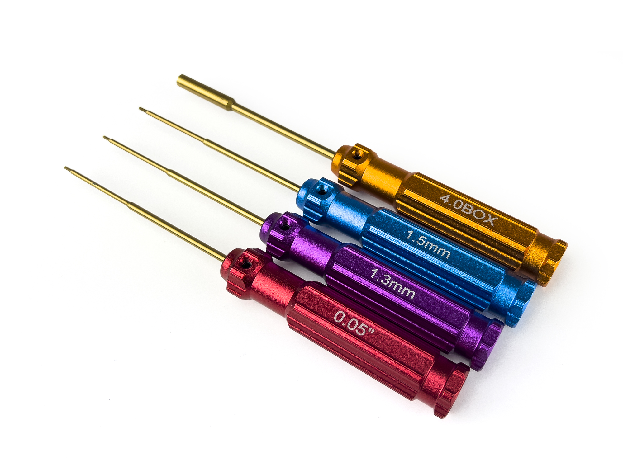 RC Overhaul Tool Set 4pcs (0.05in/1.3/1.5/4mm Box) SCX24-3