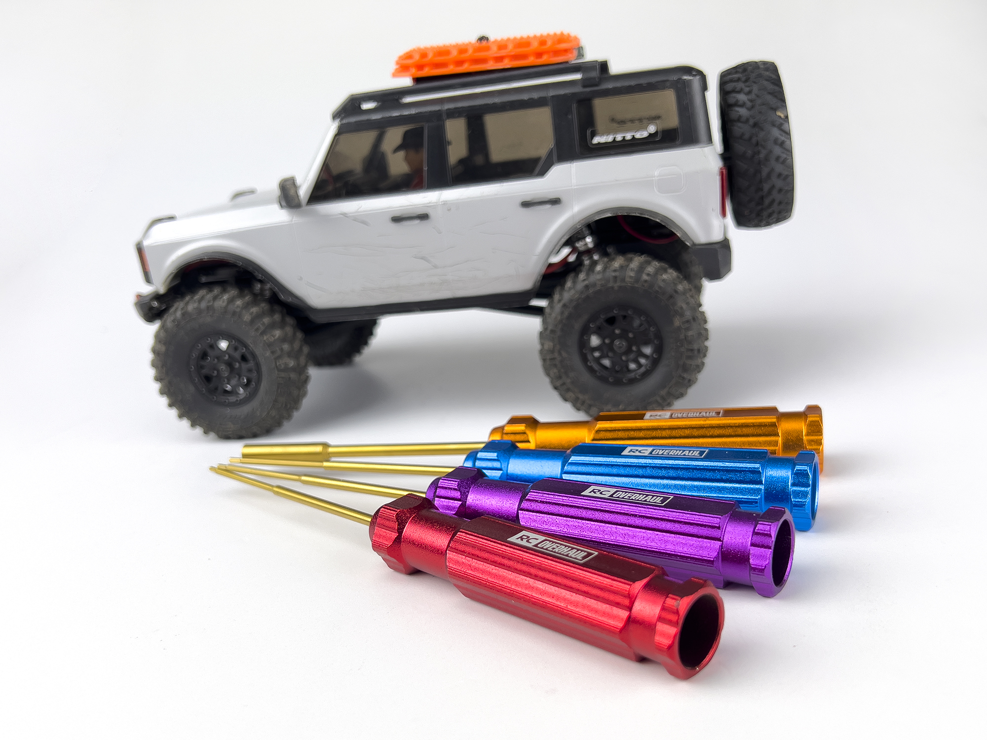 RC Overhaul Tool Set 4pcs (0.05in/1.3/1.5/4mm Box) SCX24-7