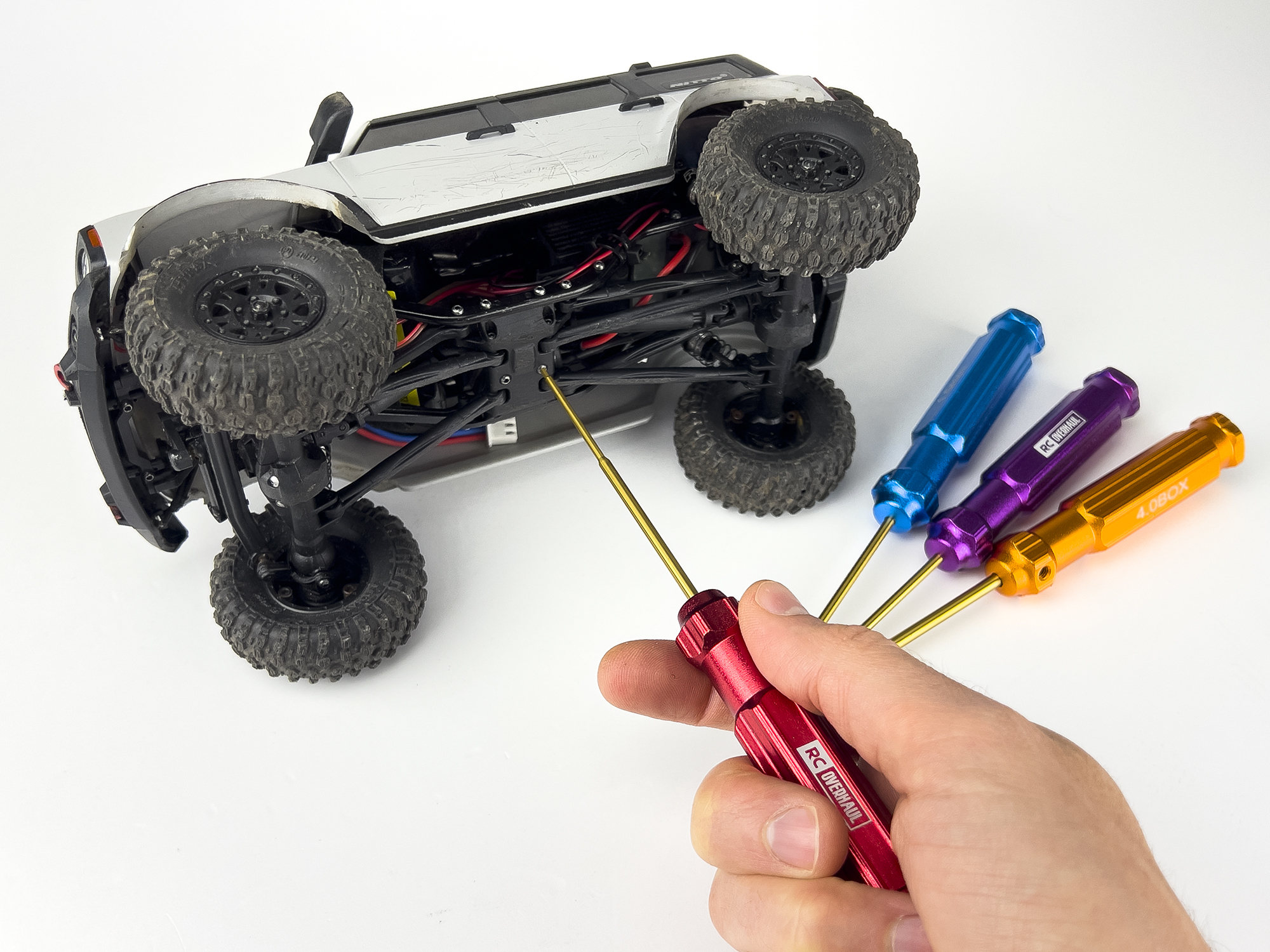 RC Overhaul Tool Set 4pcs (0.05in/1.3/1.5/4mm Box) SCX24-9