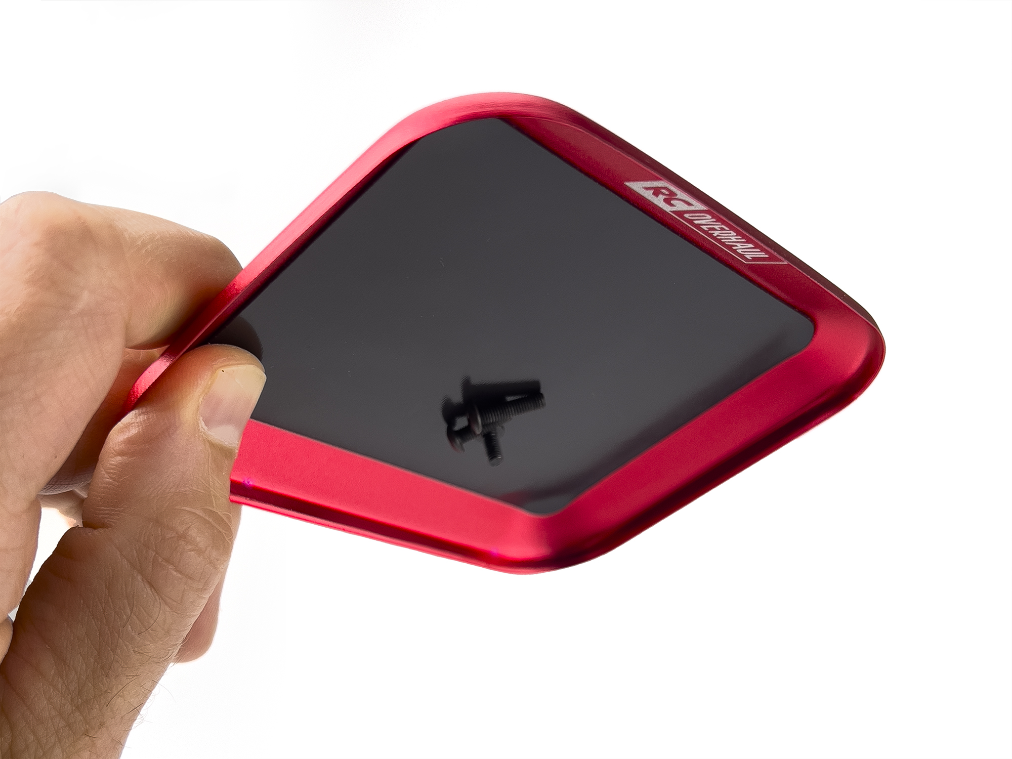 RC Overhaul Magnetic Parts Tray Red-4