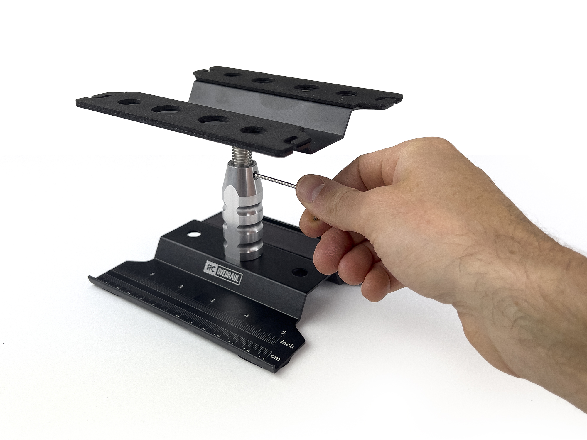 RC Overhaul Car Stand, Black-14