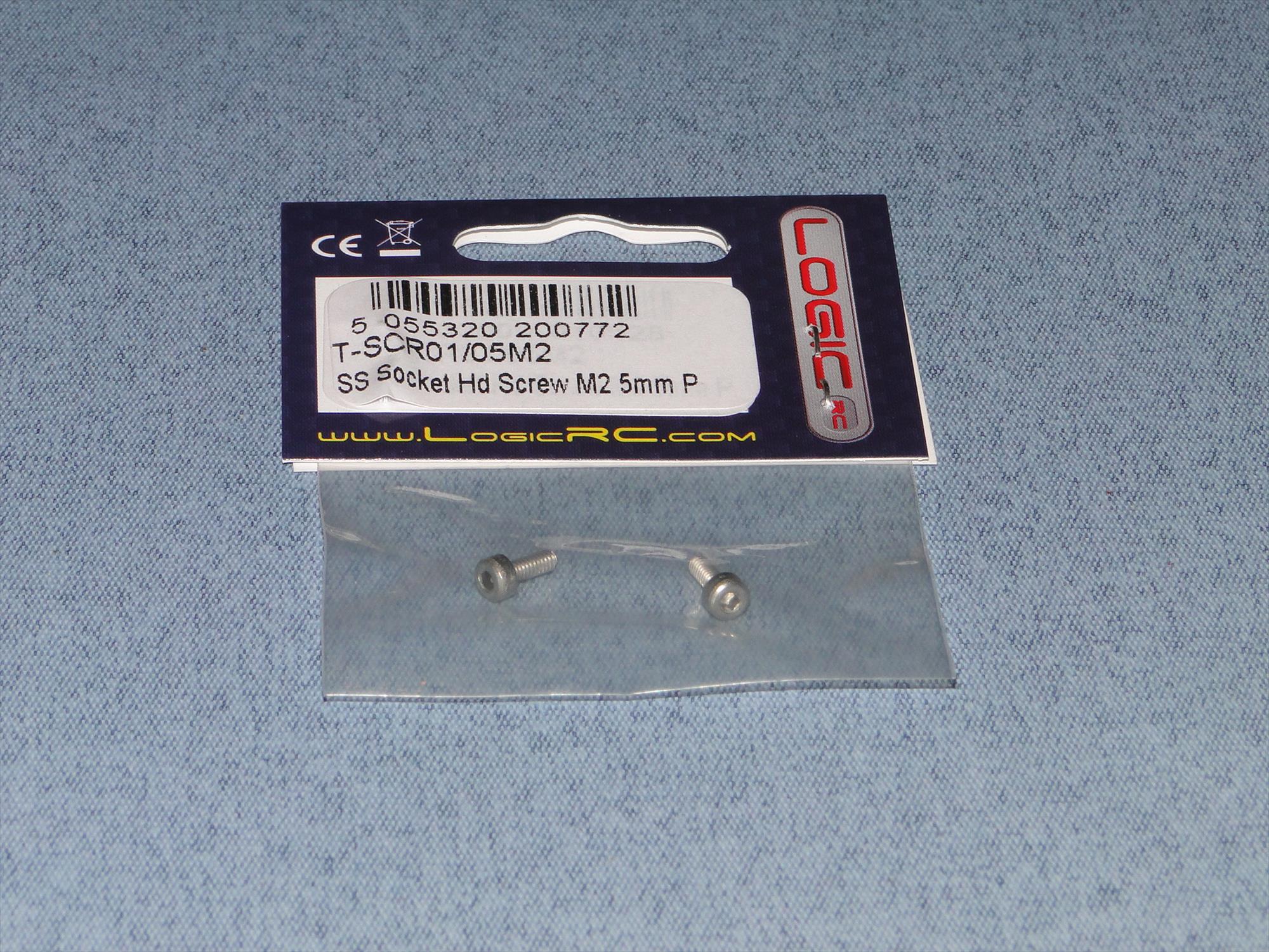 SS Socket Hd Screw M2 5mm Pk2-2