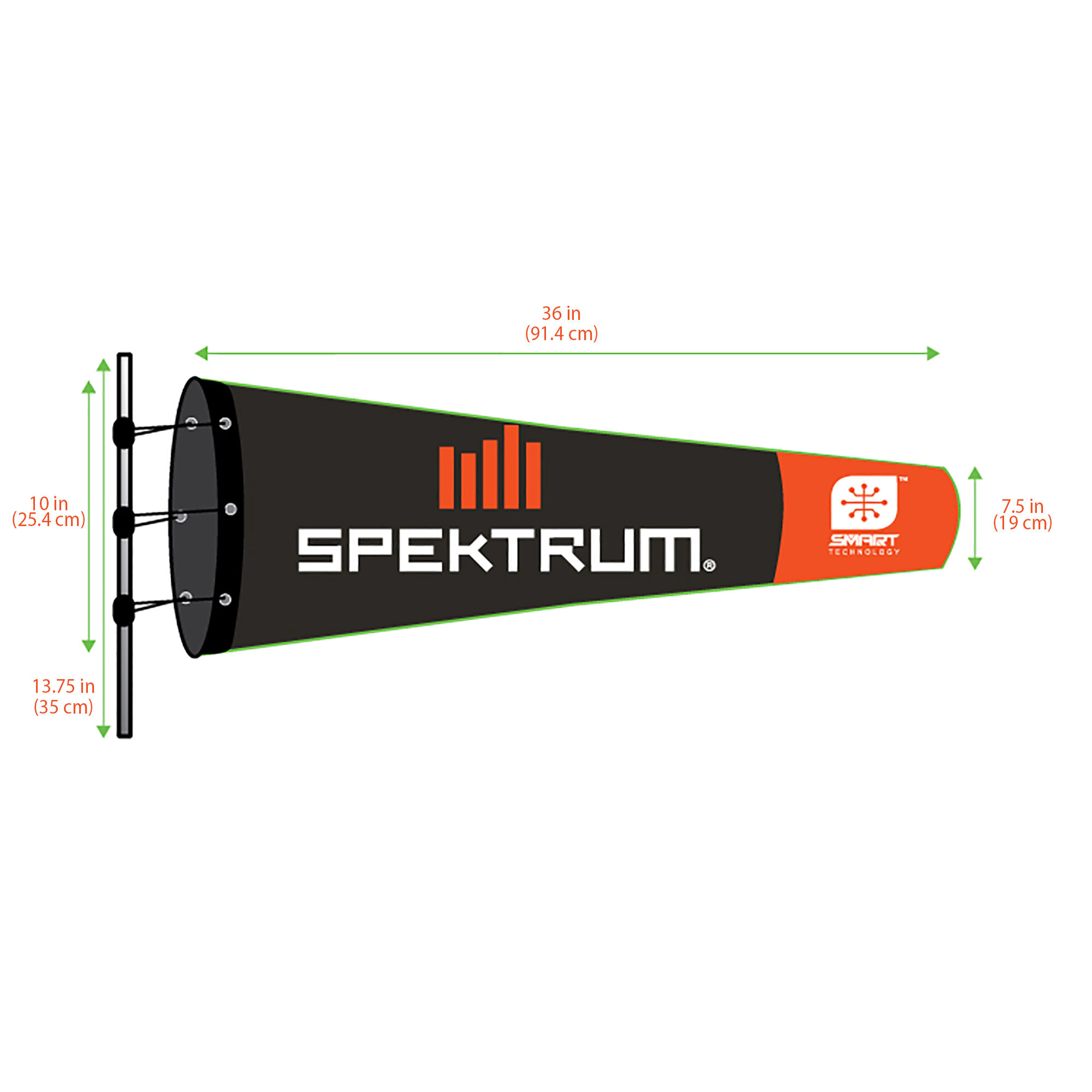 Spektrum Smart Airfield Windsock 10x36in-2