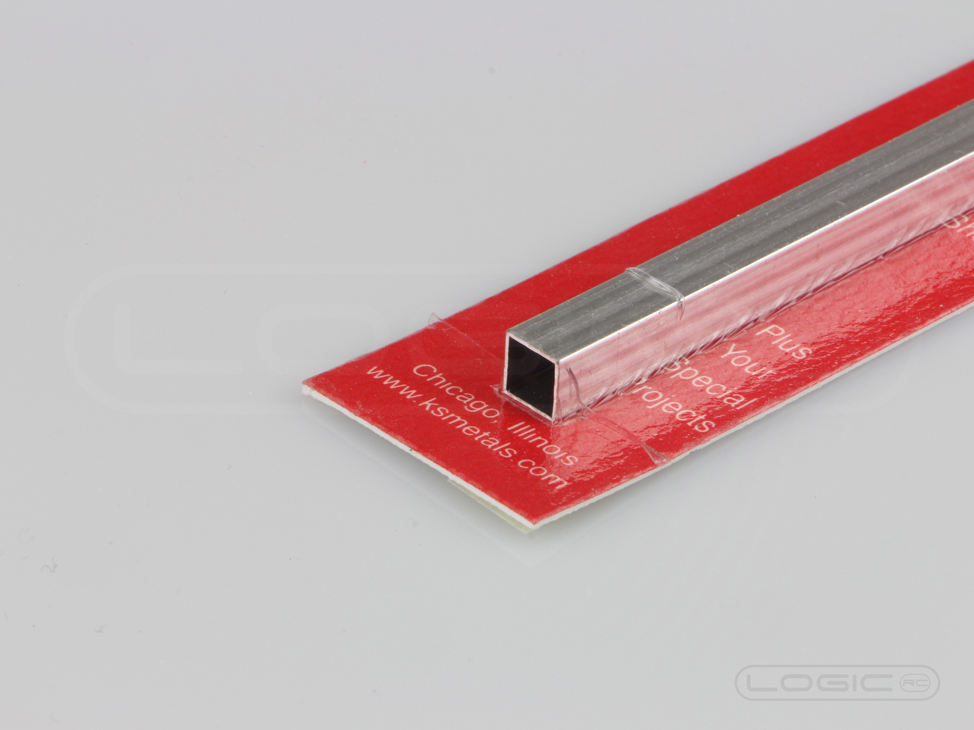 12" Square Aluminium Tube 1/4" (Pk1) .014 Wall-2