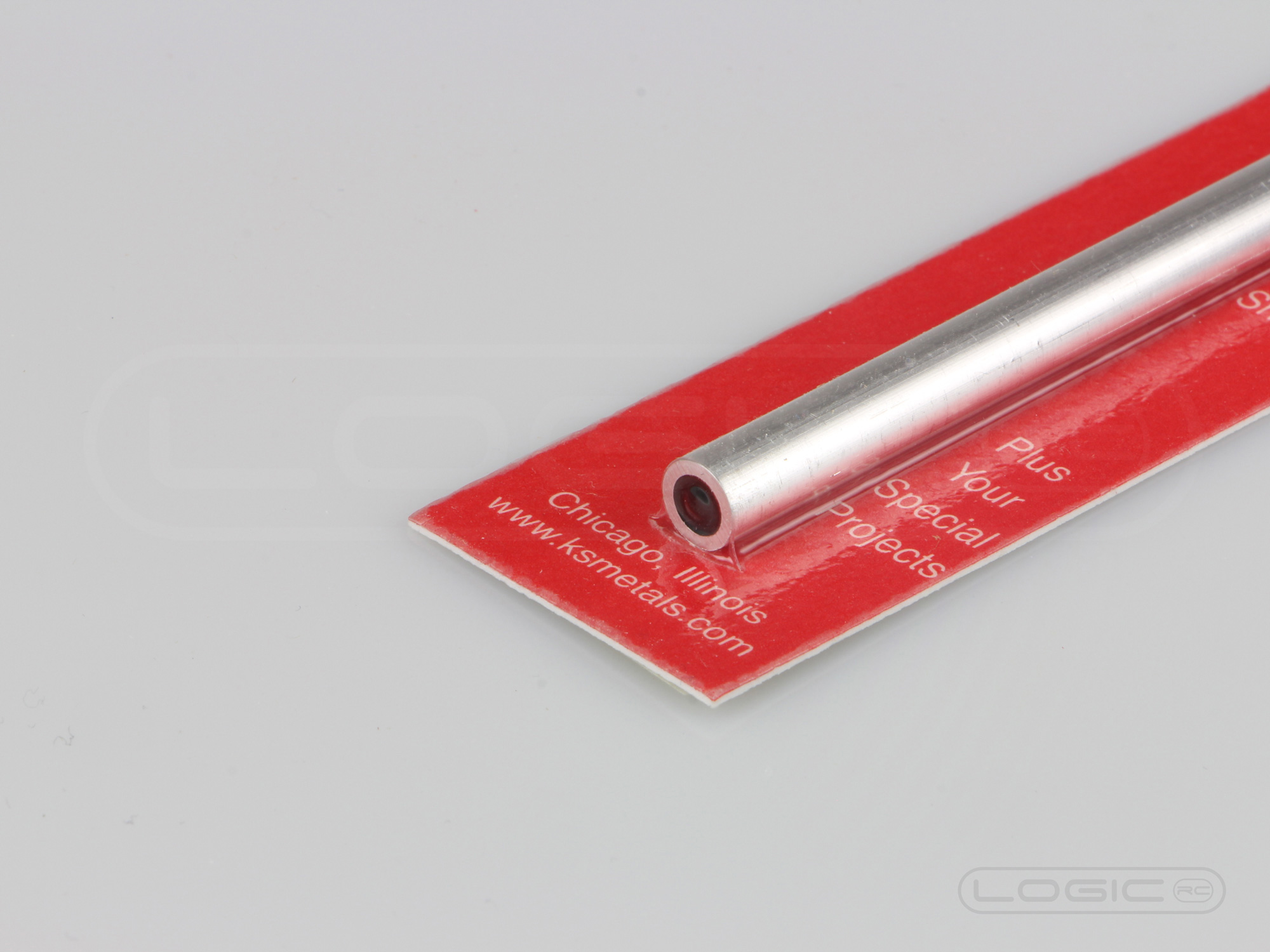 12" Round 6061-T6 Aluminium Tube 1/4" (Pk1) .035 Wall-2