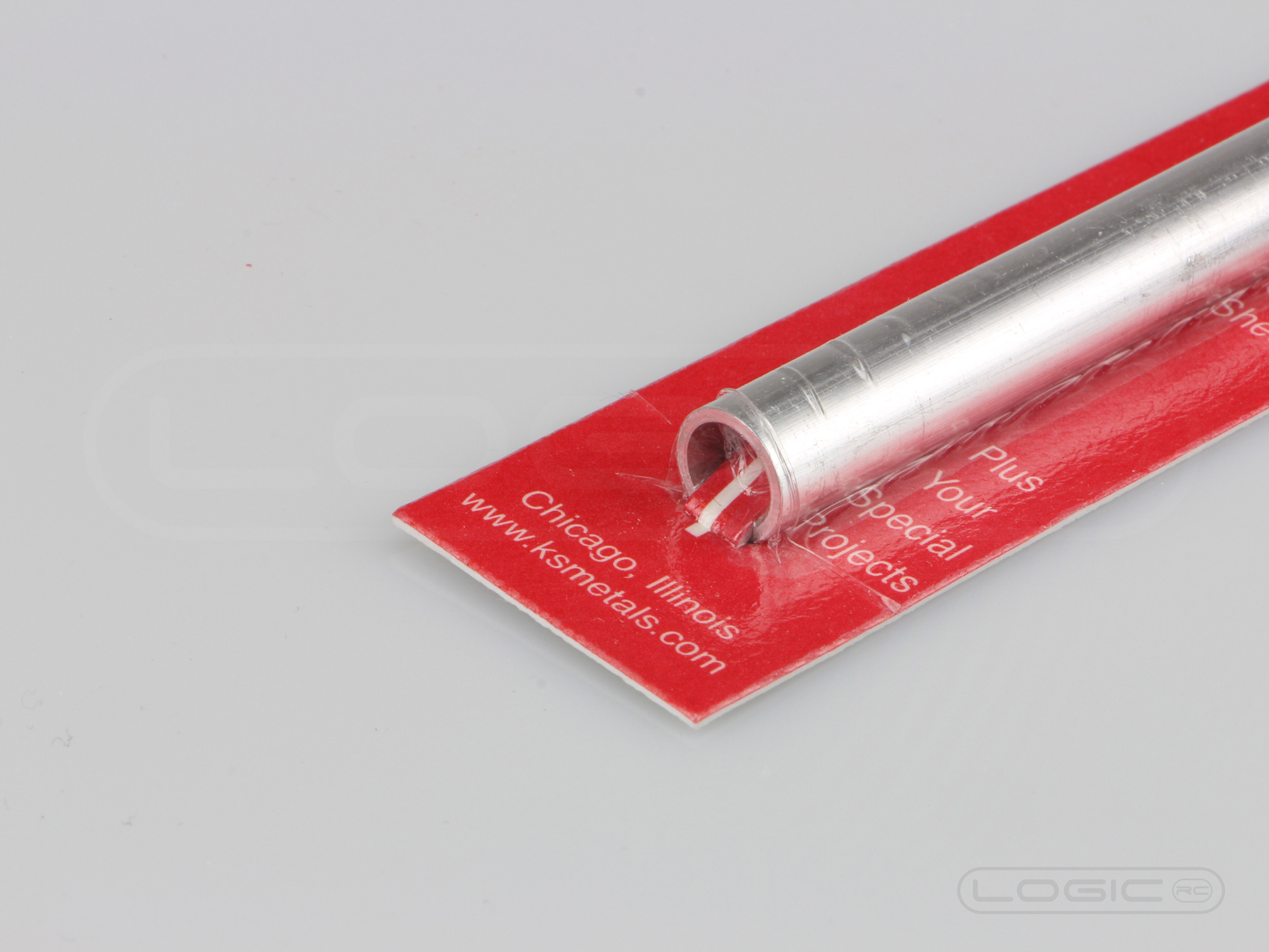 12" Round 6061-T6 Aluminium Tube 3/8" (Pk1) .035 Wall-2