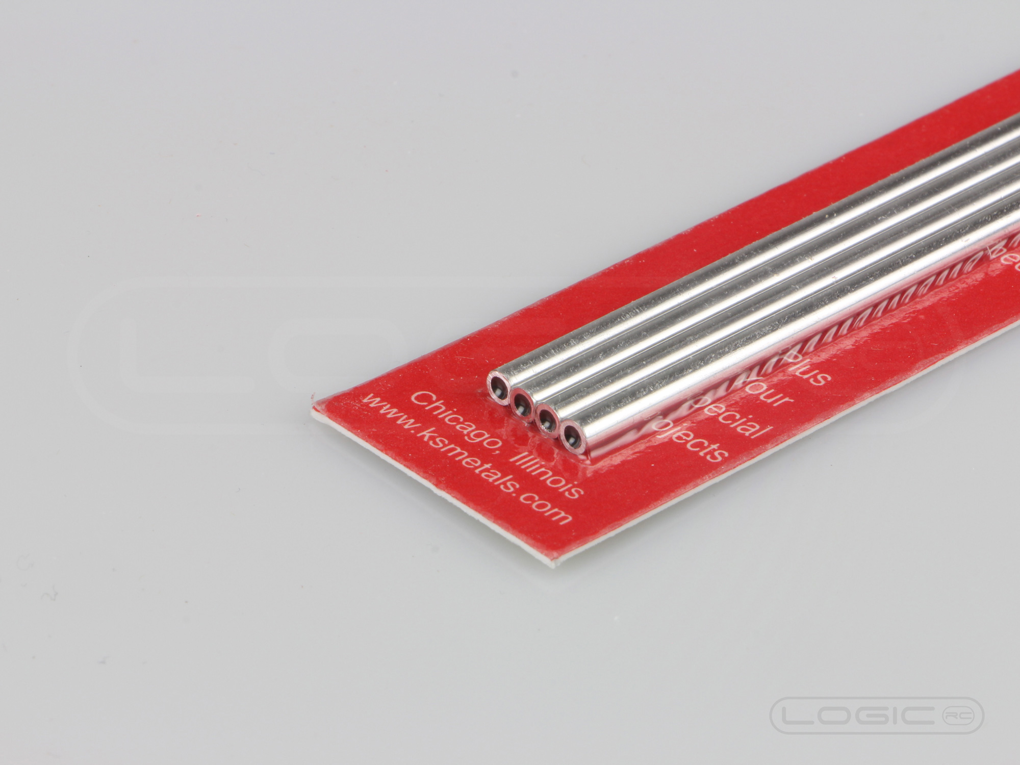 300mm Round Aluminium Tube 3mm OD (Pk4) .45mm Wall-2