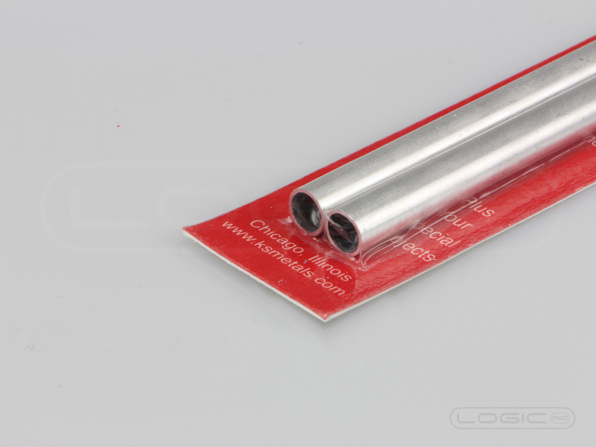 300mm Round Aluminium Tube 7mm OD (Pk2) .45mm Wall-2