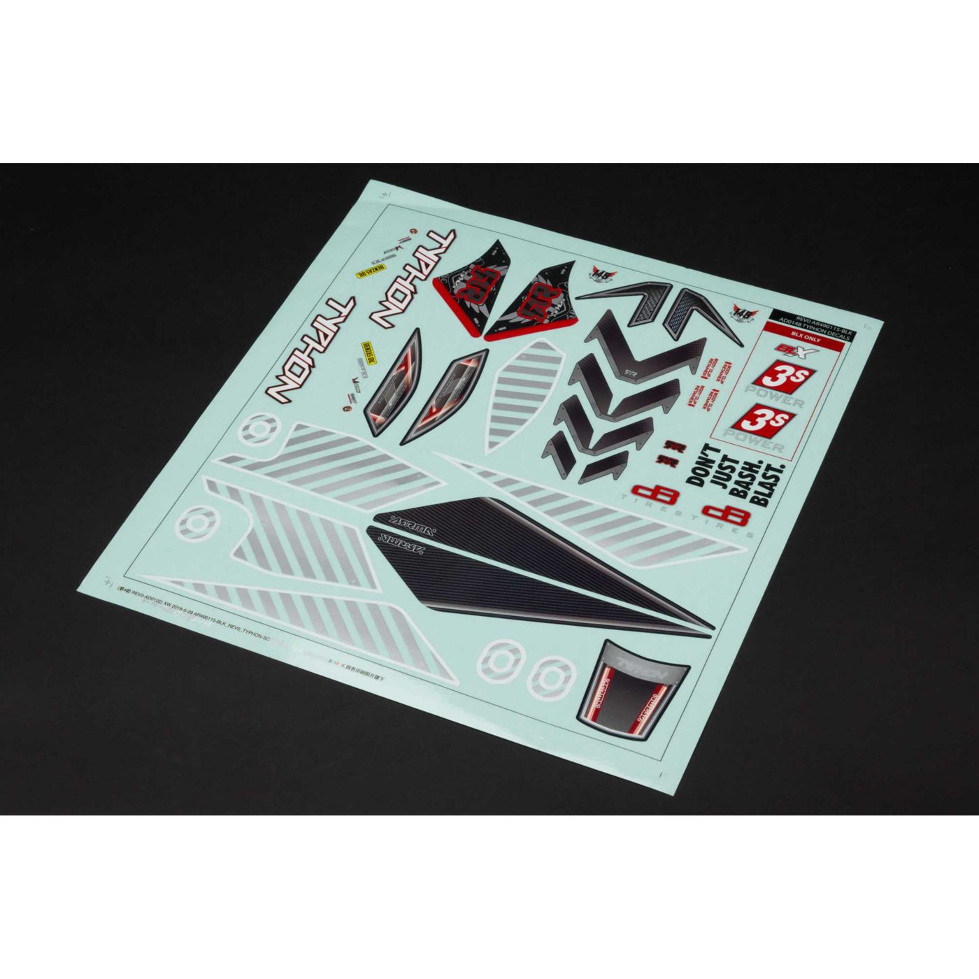 Typhon 4x4 Clear Body with Decals-3