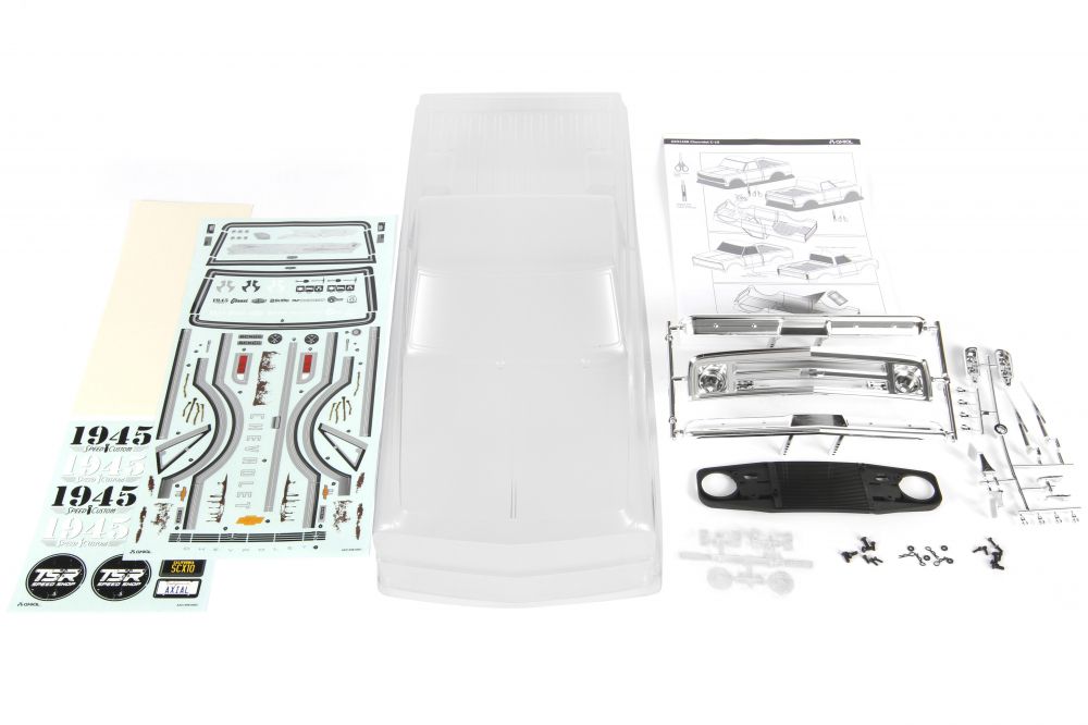 67 Chevy C/10 Body .040 Uncut Clear SCX10-5