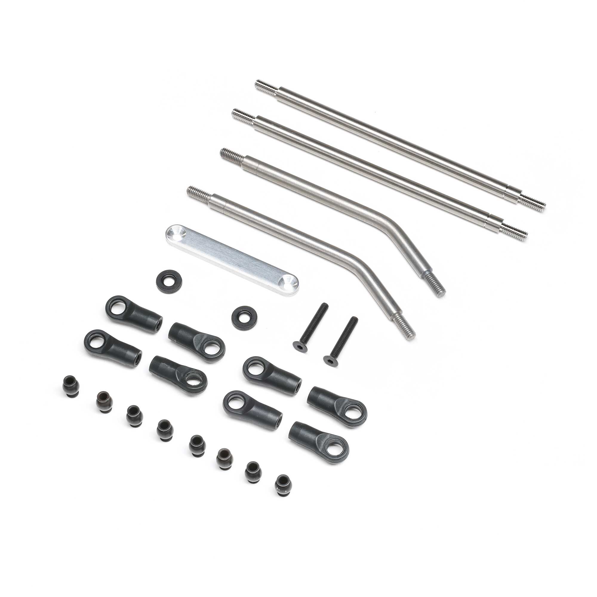 Front Upper/Lower Links Set, Titanium: AXP8