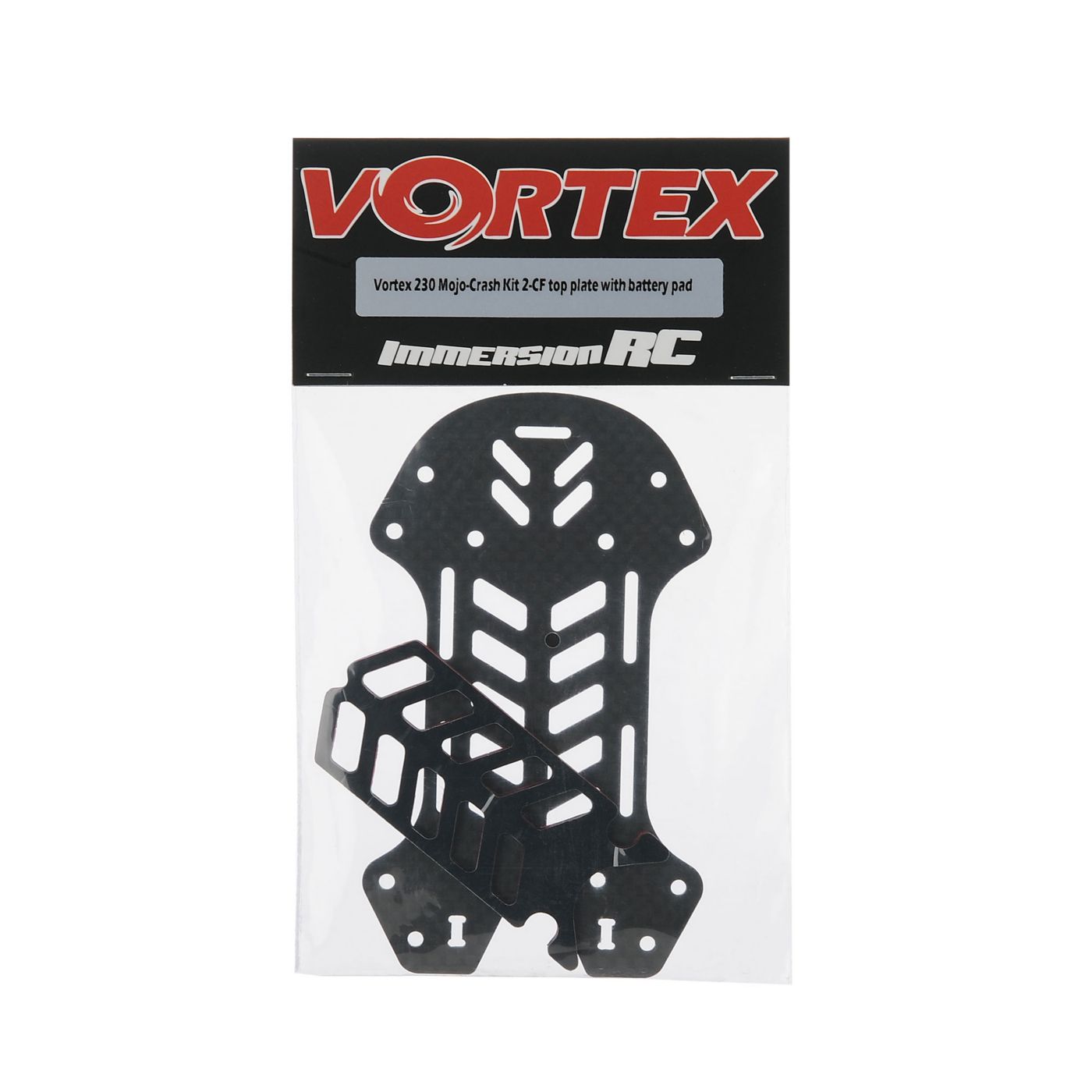 Crash Kit 2- CF Top plate, battery pad: Vortex 230-2