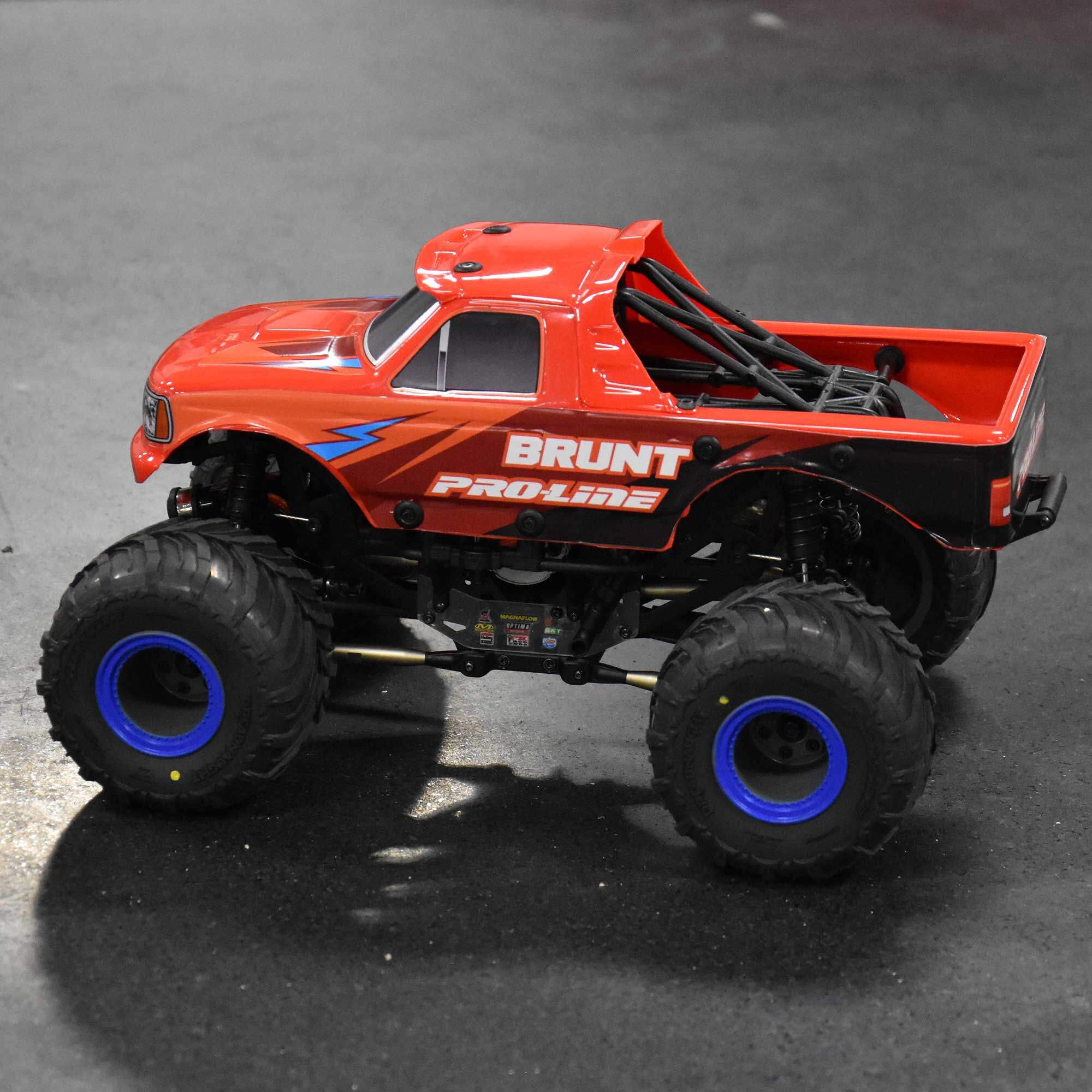 1/18 Pre-Cut/Pre-Painted Brunt Red Body for Losi Mini LMT-3