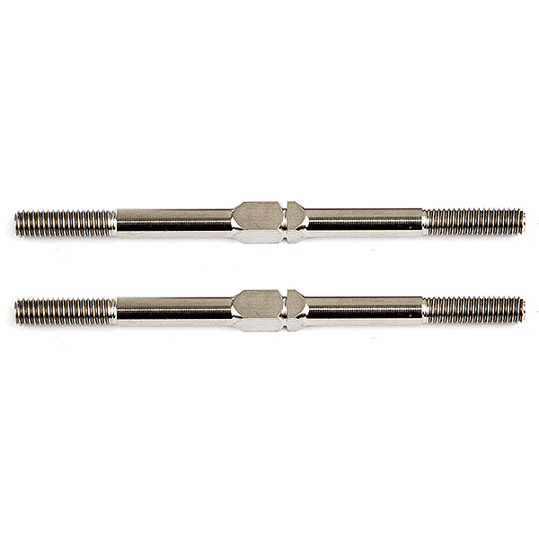 Team Associated Ft Titanium Turnbuckles 3x51mm Silver (2)