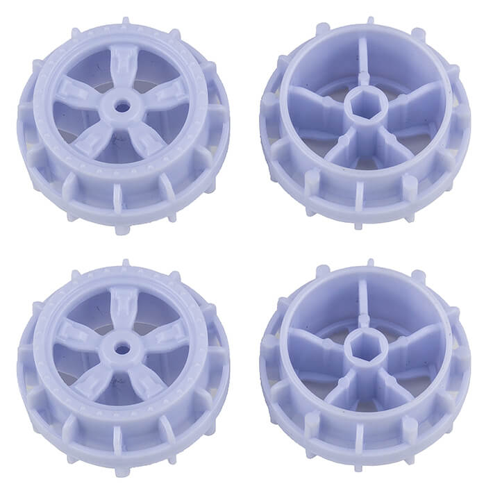 Team Associated Nano Sport Wheels White (4)