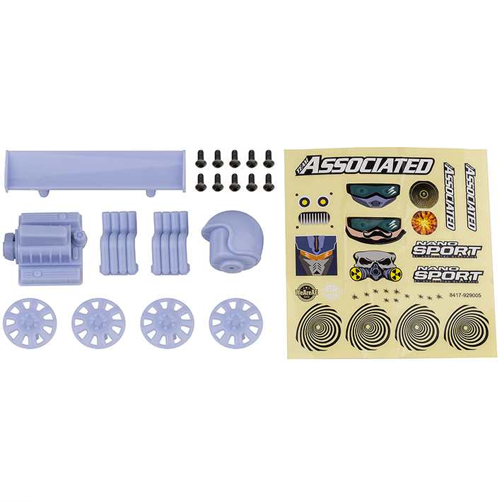 Team Associated Nano Sport Race Pack White