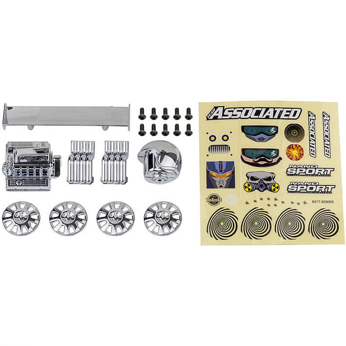 Team Associated Nano Sport Race Pack Chrome