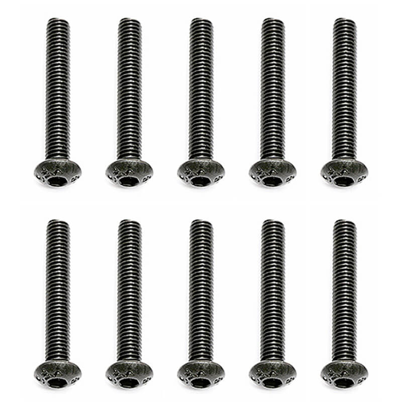 Team Associated M3 X 20 Button Head Hex Screws (10)