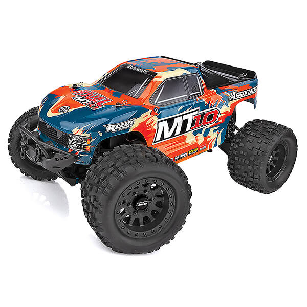 Team Associated Rival Mt10 Painted Bodyshell Brushed O/bl