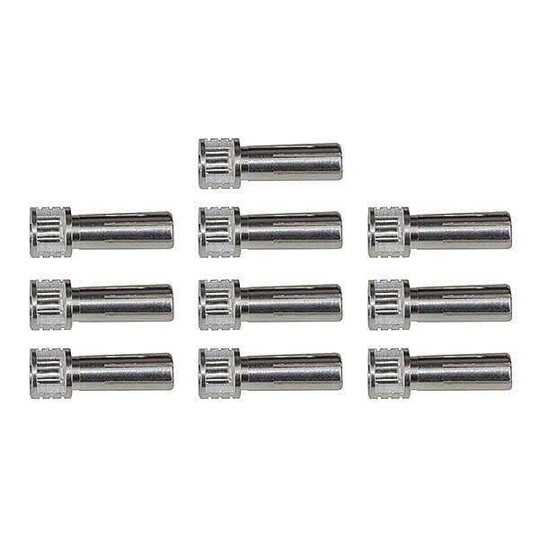 Reedy Grip Bullet Connectors Silver 5mm X 14mm (10)