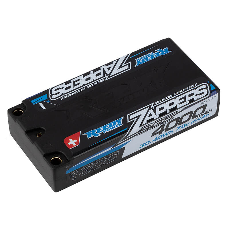 Reedy Zappers 'sg5' 4000mah 130c 7.6v Lp Shorty Lipo Battery