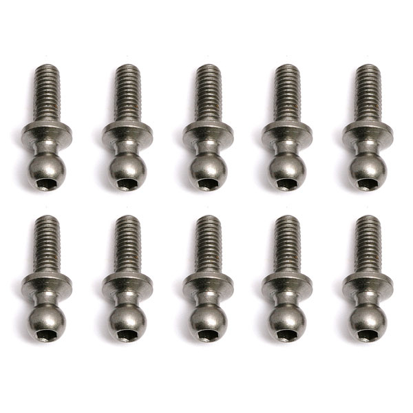 Team Associated Ballstud Long Neck 8mm (10) (rc10b6/6.1/sc6.1/t6.1/tc5/6.2/7/7.1/7.2/10f6/12r6)