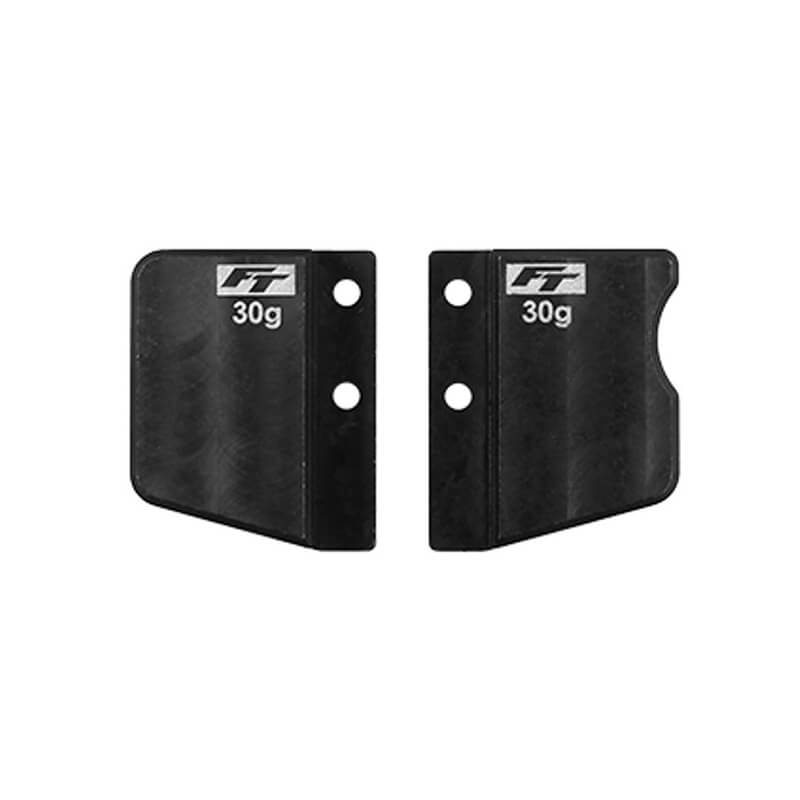 Team Associated Tc8 Ft Steel Fr/rr Short Battery Weight Set 60g