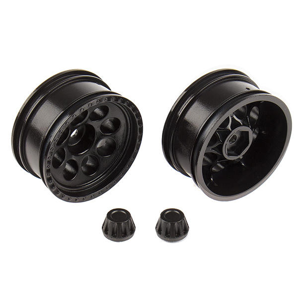 Associated Cr12 Tioga Wheels (black)