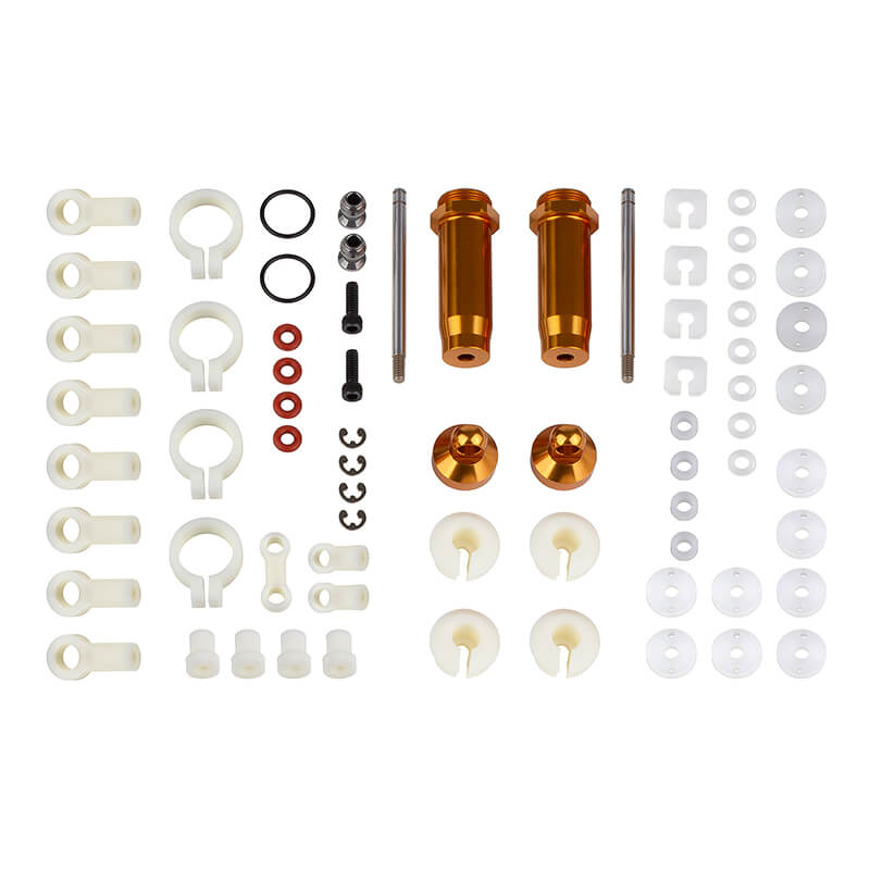 Team Associated Rc10t Front Shock Kit 1.02 In (pr) Gold