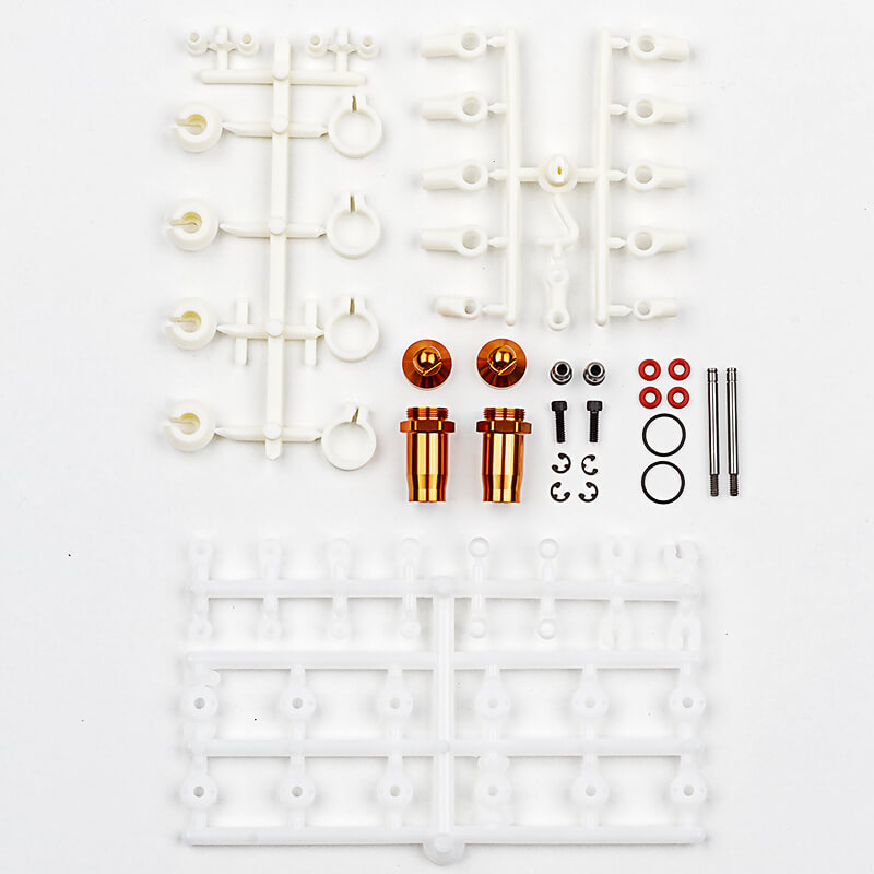 Team Associated Rc10 Front Shock Kit 0.56 In (pr) Gold