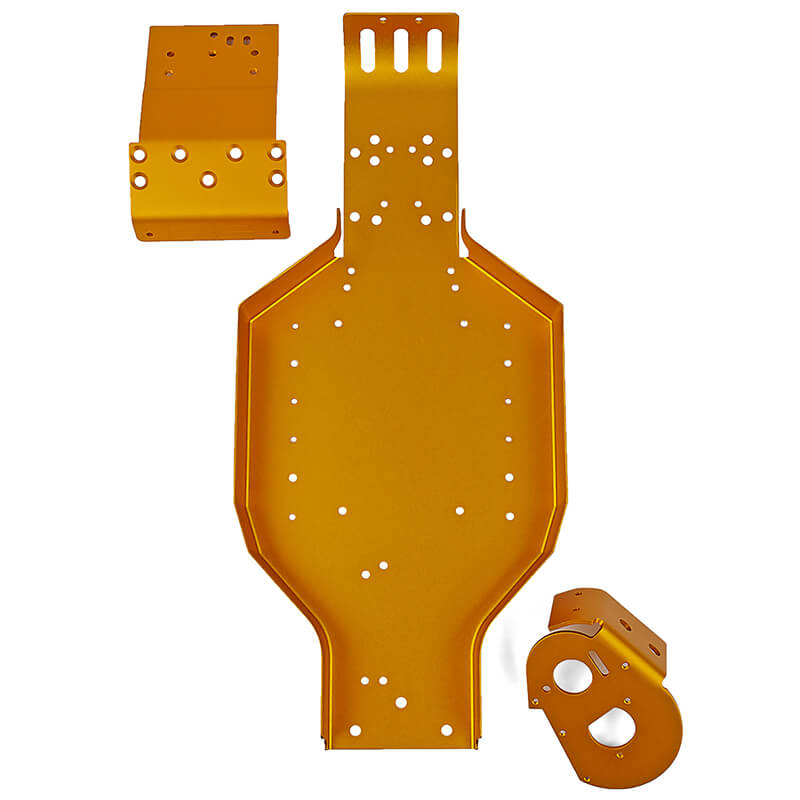 Team Associated Rc10 Chassis, Gold