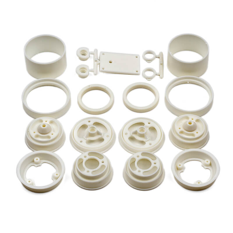 Team Associated Rc10 Wheels Front & Rear - White