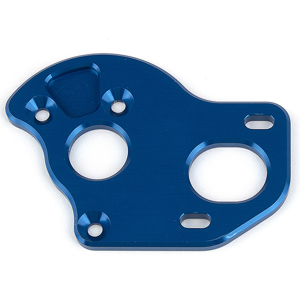 Team Associated Rc10t6.2 Laydown Motor Plate Blue Aluminium