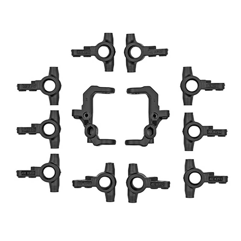 Team Associated Rc10b7/t7 V2 Caster & Steering Blocks