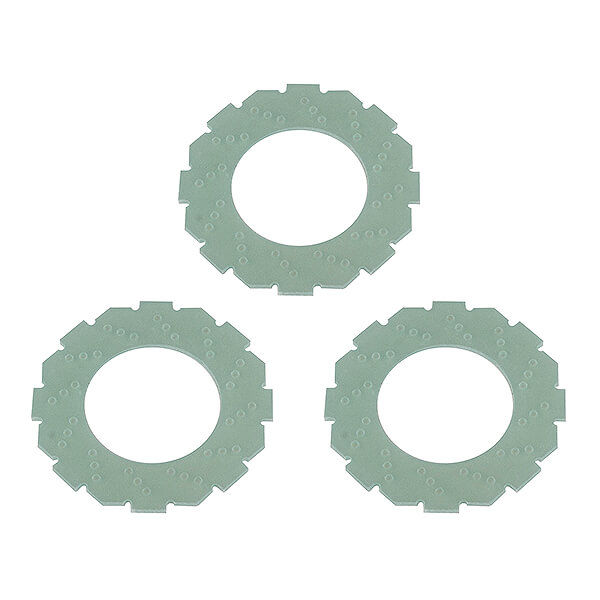 Team Associated Ft Octalock Fibreglass Slipper Pads 19mm