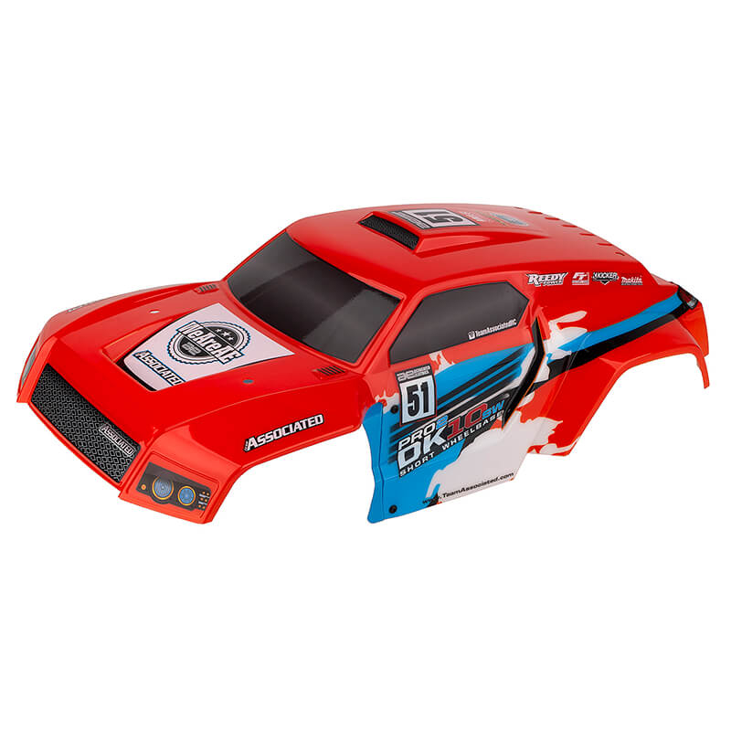 Team Associated Pro2 Dk10sw Desert Buggy Body Orange