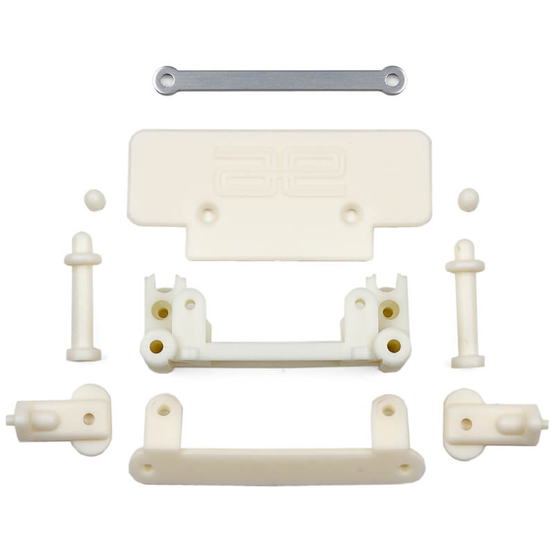 Team Associated Rc10t Front Bulkhead/bumper/body Mounts