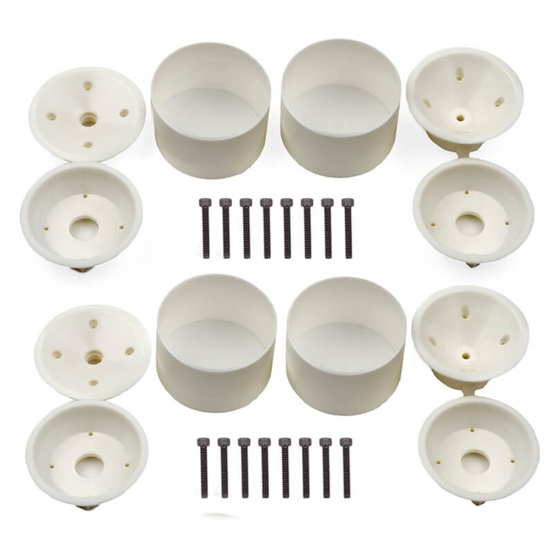 Team Associated Rc10gt Front & Rear 3-piece Wheel Set (wide)