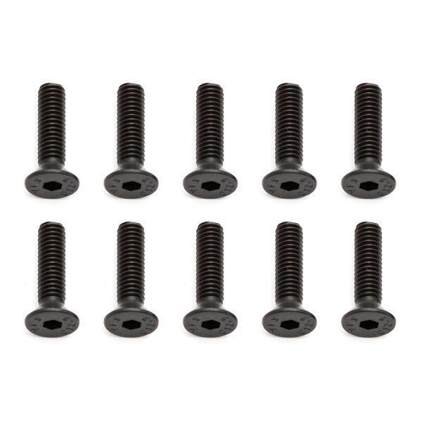 Team Associated M4 X 16mm Fhcs Screws(10)
