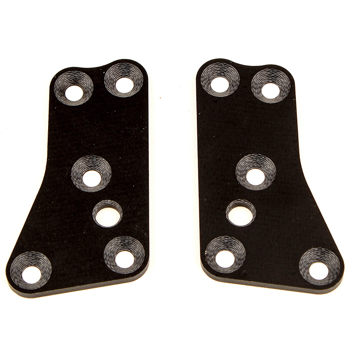 Associated Rc8b3.2 Ft Fr.upper Susp. Arm Inserts G10 2.0mm